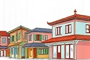话题《异地第 847 天》封面，两块显示不同时间的钟表并排